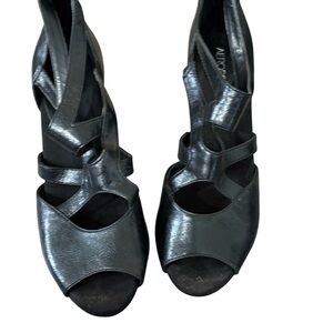 AEROSOLES Black Strappy Heels
